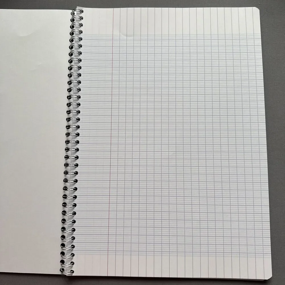 NEW Clairefontaine Wirebound Notebook A4 French Ruled Blue - Wear on Cover
